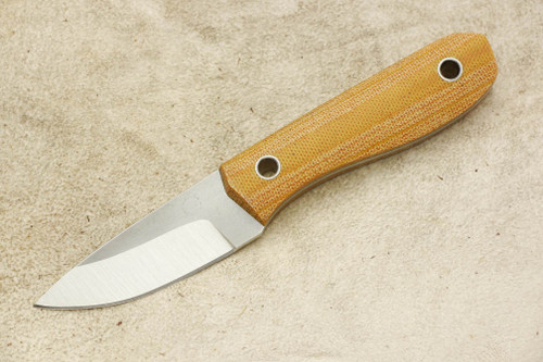 Cumming Bladeworks - Utility - Natural Canvas Micarta - .098" Thick AEB-L Steel