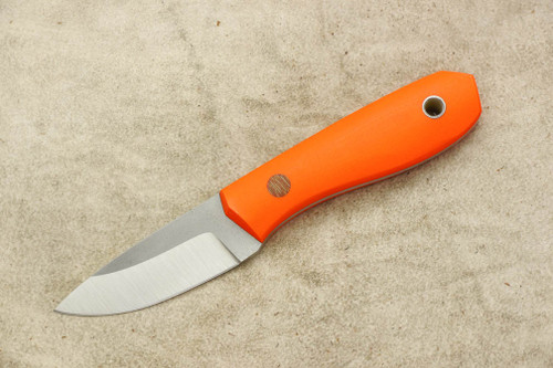 Cumming Bladeworks - Utility - Orange G10 - Solid Micarta Pins - .118" Thick AEB-L Steel
