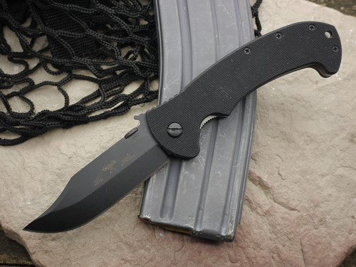 Emerson Knives BOWIE STYLE CQC-13-BT, Black Plain Blade - Folding Knife