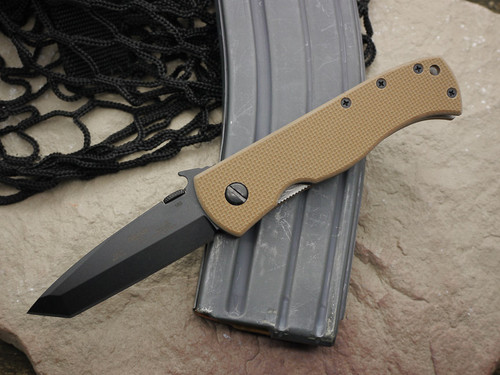 Emerson Knives DESERT CQC-7V-BT, Black Plain Blade - Folding Knife