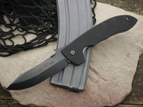 Emerson Knives SUPER CQC-8-BT, Black Plain Blade - Folding Pocket Knife