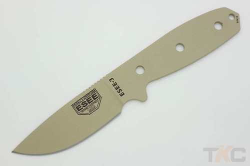 *DISCONTINUED* ESEE-3 Series, 3P Blade Only, Desert Tan