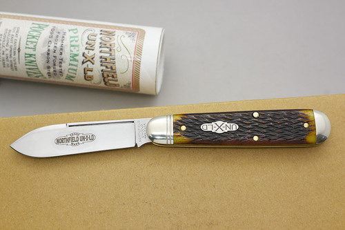 Great Eastern Cutlery Northfield #78 American Jack - 1 Blade - Golden Brown Jigged Bone