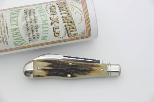 Great Eastern Cutlery Northfield #92 Eureka Jack - 2 Blade - Sambar Stag - 12