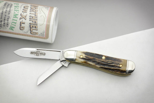 Great Eastern Cutlery Northfield UN-X-LD #18 Beagle - 2 Blade - Stag - 2