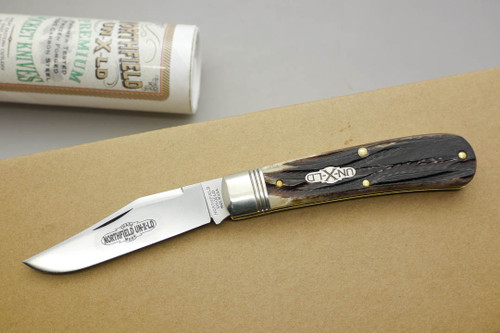 Great Eastern Cutlery Northfield UN-X-LD #74 Stallion - 1 Blade - Cougar Clawed Bone