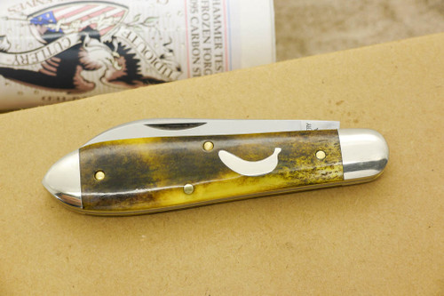 Great Eastern Cutlery Tidioute #85 Bullet End - 1 Blade - Smooth Rotten Banana Bone - 13