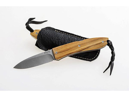 LionSteel Knives Opera 8800UL, Folding Pocket Knife w/ Olive Wood Handle