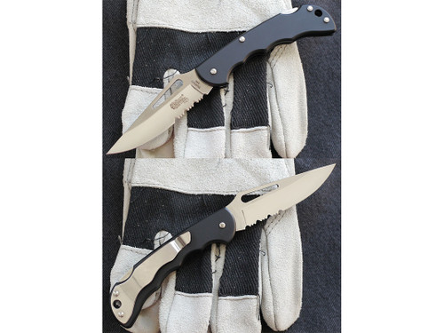 LionSteel Knives Work Knife 771CBK, Folding Pocket / Utility / Work Knife w/ Matte Black Anodized Aluminum Handle