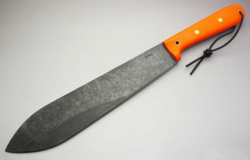 LT Wright Knives 12" Overland Machete - Orange G10 Handle - Matte Finish