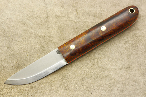 LT Wright Knives BoatTail Scandi - Desert Ironwood - Orange Liners - 2