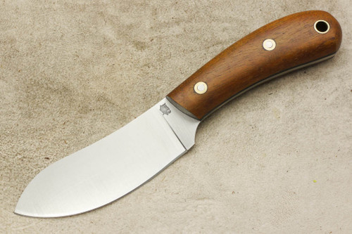 LT Wright Knives Camp MUK - Flat Grind - 3V Steel - Koa Wood - Matte Finish - 3 / FREE Black Liners!