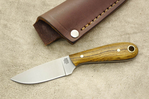 LT Wright Knives Frontier First - A2 Tool Steel - Flat Grind - Bocote - Black Liners - 5 / FREE LINERS!