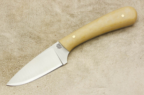 LT Wright Knives Frontier Valley - A2 Steel - Flat Grind - Maple Paper