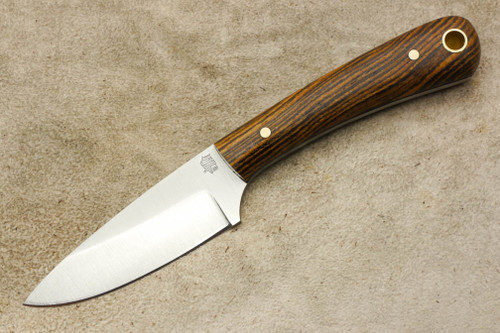 LT Wright Knives Frontier Valley - A2 Steel - Saber Grind - Bocote - 4 / FREE BLACK LINERS!