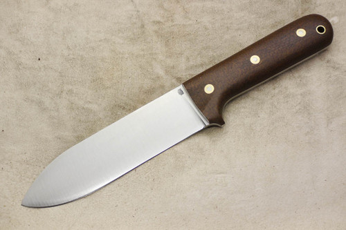 LT Wright Knives Gen 3 - Convex Grind - Brown Burlap - Matte Finish