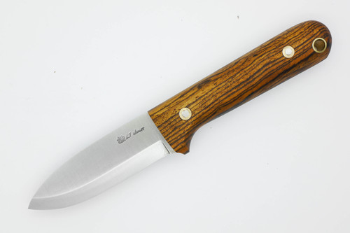 LT Wright Knives Next Gen - Scandi Grind - 3V Steel - Bocote - Matte Finish - FREE Black Liners! - 1