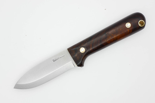 LT Wright Knives Next Gen - Scandi Grind - 3V Steel - Desert Ironwood - 4 / FREE Black Liners!