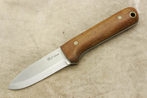 LT Wright Knives Next Gen - Scandi Grind - A2 Steel - Koa Wood Handle - Mosaic Pins / FREE Black Liners! - 4