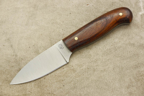 LT Wright Knives Patriot - A2 Tool Steel - Flat Grind - Koa Handle - Matte Finish - 3 / FREE Black Liners!