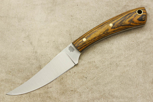 LT Wright Knives Small Swoop - Bocote Handle - Matte Finish / FREE Black Liners - 5