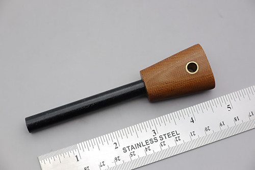 LT Wright Knives: Firesteel w/ Natural Canvas Micarta Handle - Matte Finish