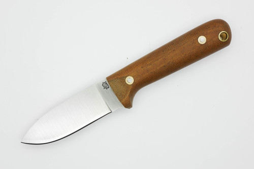 LT Wright Knives Next Gen - O1 Steel - Flat Grind - Natural Canvas Micarta Handle - Matte Finish