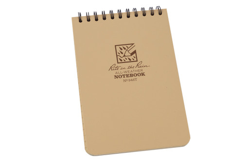 Rite In The Rain 4x6 All Weather Survival Notebook - TAN