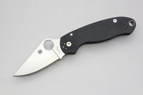 Spyderco: Para 3 C223GP Plain 3" CPM-S45VN Blade Folding Knife w/ Black G10 Handle