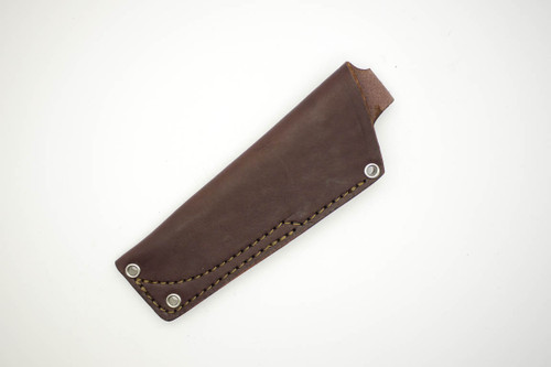 TKC: #EX Pouch Style Leather HIP Sheath Brown, LH, WITHOUT Firesteel Loop