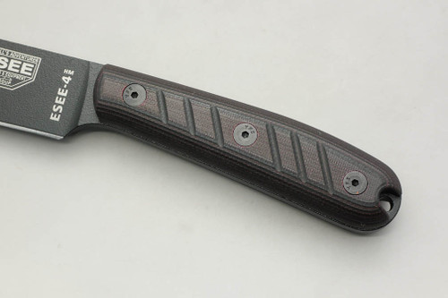 TKC: G10 Handle for ESEE 3HM / 4HM - Red & Black, 2X2