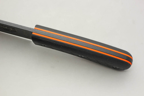 TKC: G10 Handle for ESEE 6HM - Black w/ Orange Liner