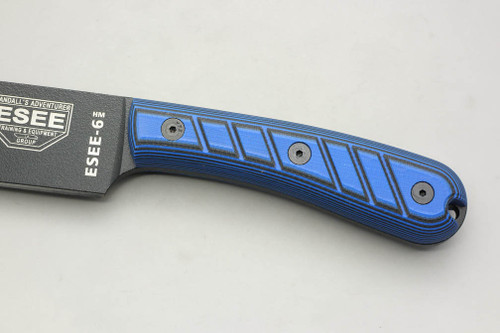 TKC: G10 Handle for ESEE 6HM - Blue & Black