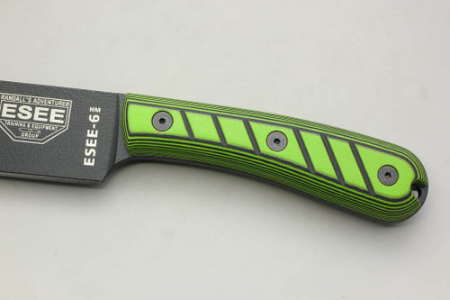 TKC: G10 Handle for ESEE 6HM - Neon Green & Black