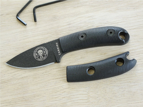 TKC: G10 Handle for ESEE Candiru - Black TKC: G10 Handle for ESEE Candiru - Black