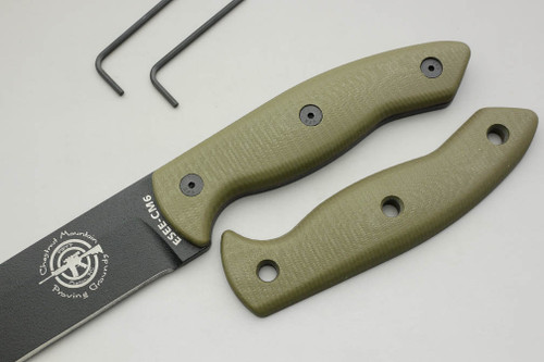 TKC: G10 Handle for ESEE CM6 - Ranger Green