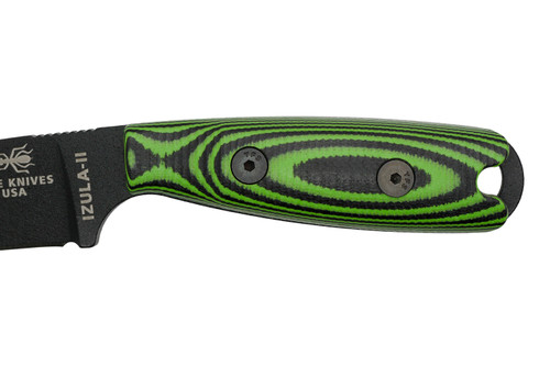 TKC: G10 Handle for ESEE Izula 2 - Neon Green & Black