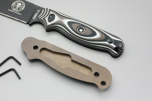 TKC: G10 Handle for ESEE Laser Strike - Winter Forest