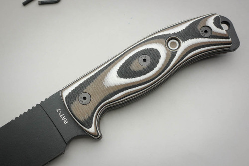 TKC: G10 Handle for Ontario RAT-5 /  RAT-6 / RAT-7 - Winter Forest