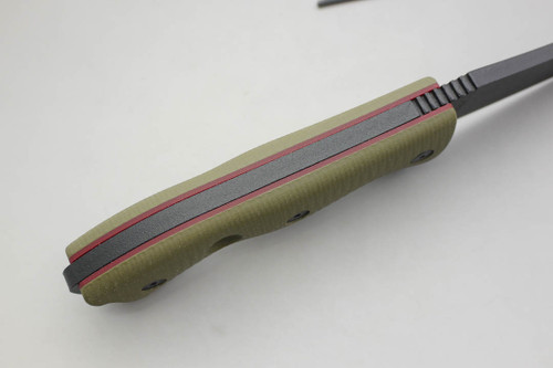 TKC: G10 Handle for Ontario TFI - Ranger Green w/ Red Liner