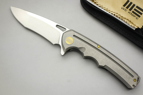 WE Knife Company 611H - Frame Lock - Gray Titanium