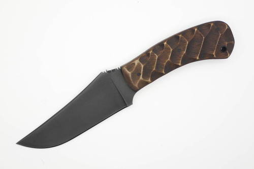 Winkler Knives - Belt Knife - 80CRV2 Steel - Flat Grind - Sculpted Maple Handle - Tapered Tang