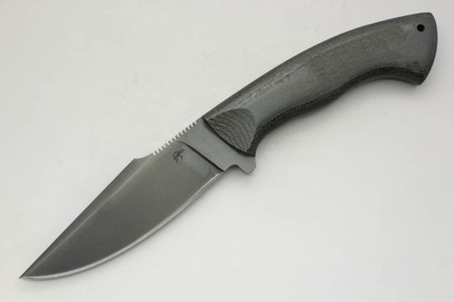 Winkler Knives - Knight Pathfinder - 80CRV2 Steel - Flat Grind - Black Canvas Micarta Handle