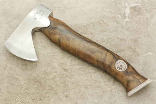 Karesuando Kniven 4025 Unna Aksu Hunters Axe and 8" Knife Hunting Set - Walnut - Stainless Steel - 6