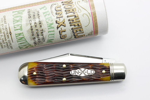 Great Eastern Cutlery Northfield #86 Oil Field Jack - 2 Blade - Autumn Gold Jigged Bone