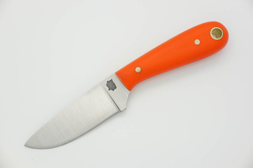 LT Wright Knives Frontier First - CPM 3V Steel - Flat Grind - Orange G10 - Matte Finish - Christmas Special! FREE Soft Case!