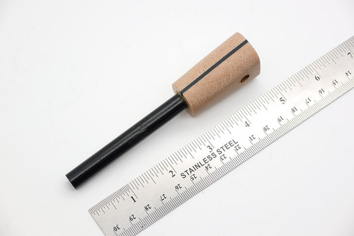 LT Wright Knives: Firesteel - Snakeskin Micarta Handle - Black Liner - Matte Finish