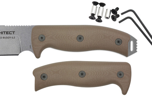 TKC G10 Handle for AK 5.5/6.5/8 and ESEE 5/6 - Earth Brown