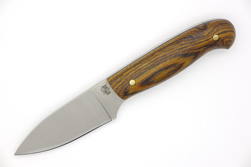 LT Wright Knives Patriot - A2 Tool Steel - Flat Grind - Bocote - 1 / FREE Black Liners!