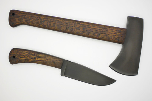 Winkler Knives - Highland Hatchet and Highland Hunter Matching Serial Numbers Set - Limited Edition - Serial Number 16